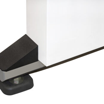 Capot noir cache-équerre pour rail 24 ou 23 (D ou G)