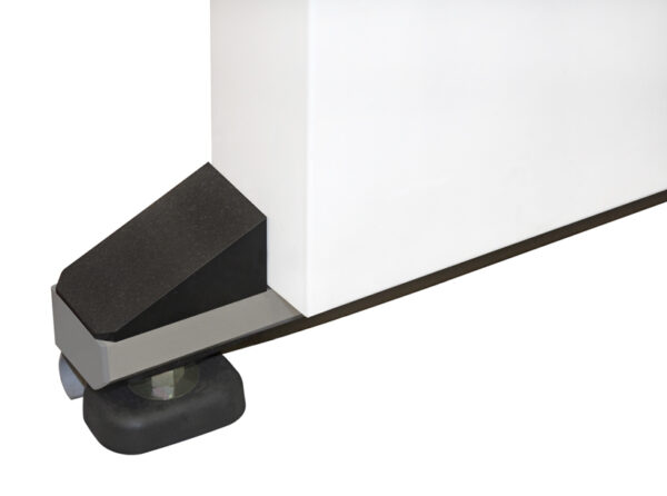 Capot noir cache-équerre pour rail 24 ou 23 (D ou G)