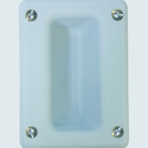 Cuvette intérieure grise pour porte coulissante de service