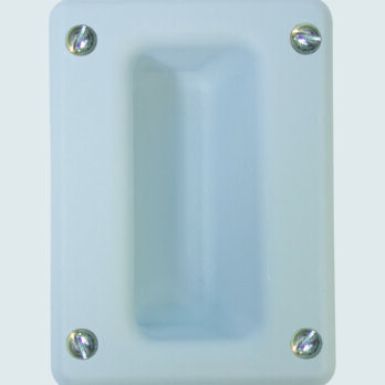 Cuvette intérieure grise pour porte coulissante de service