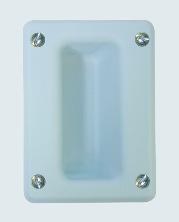 Cuvette intérieure grise pour porte coulissante de service