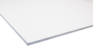 Plaque grainée PVC (blanche ou grise)