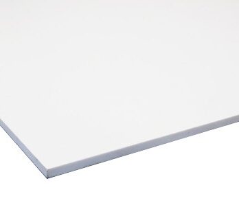 Plaque grainée PVC (blanche ou grise)