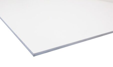 Plaque grainée PVC (blanche ou grise)