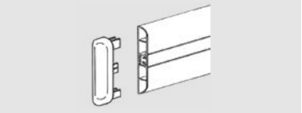 Embout pour lisse 120 mm
