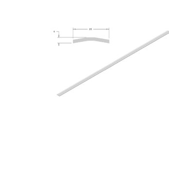 Capot pour cordon chauffant (alu anodisé ou inox brossé)
(huisserie Isodoc > 2007) + visserie inox