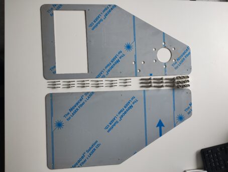 Kit Poignée de décollement intérieure inox 7530
