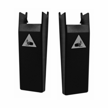 Capot noir cache-équerre pour rail 24 ou 23