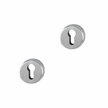 Jeu de 2 rosaces inox Hoppe pour cylindre CE