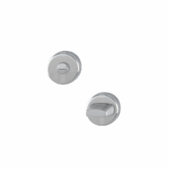 Jeu de 2 rosaces inox Hoppe avec verrou L/O à voyant