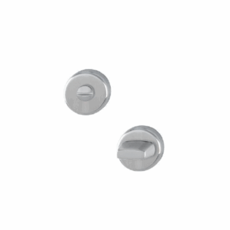Jeu de 2 rosaces inox Hoppe avec verrou L/O à voyant