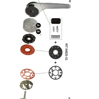 Kit de conversion serrures Telewig vers Fermod 821