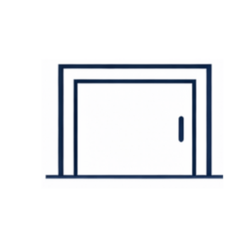 Huisserie pour trappe PVC